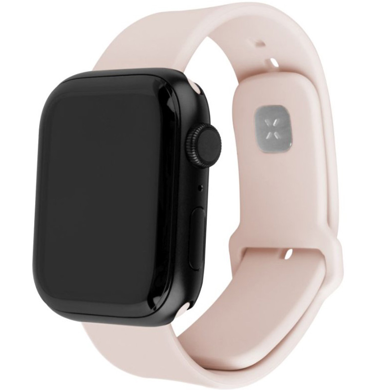 Silikonowy pasek Fixed Silicone Strap do Apple Watch 41 / 40 / 38 mm, różowy